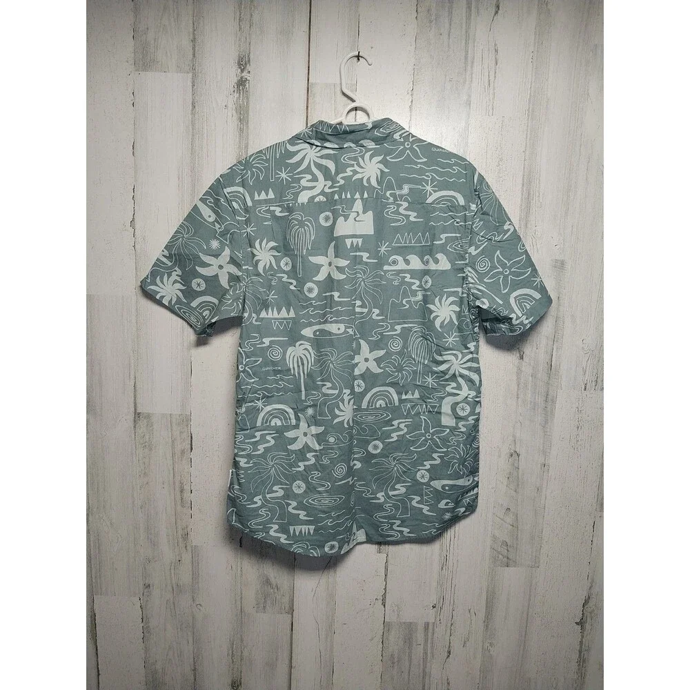 Quicksilver Men's Tropical Breeze Classic Short Sleeve Top Medium